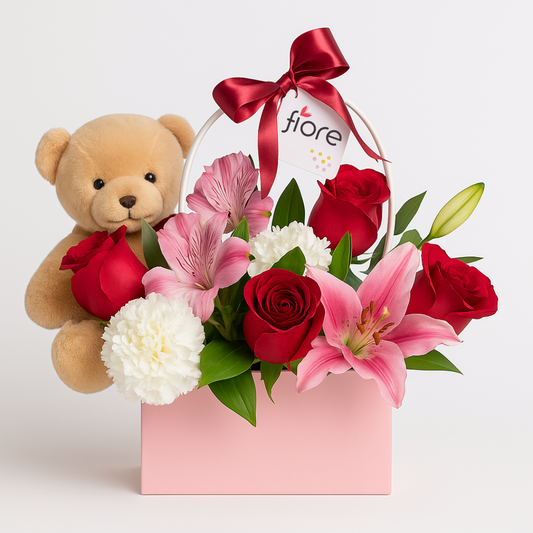 💝 Osito & Flores