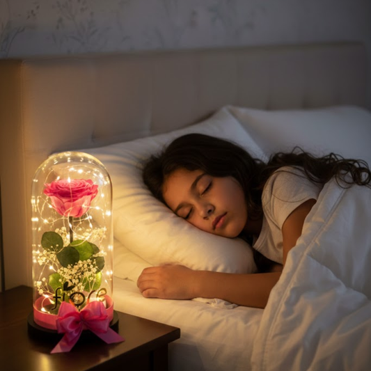 Rosa Preservada en Cúpula