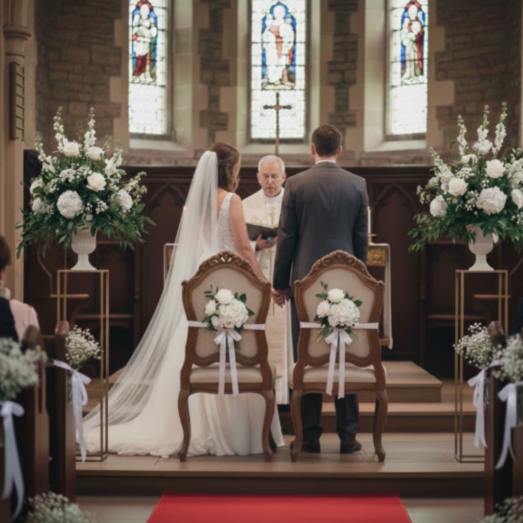 Decoración Altar para boda