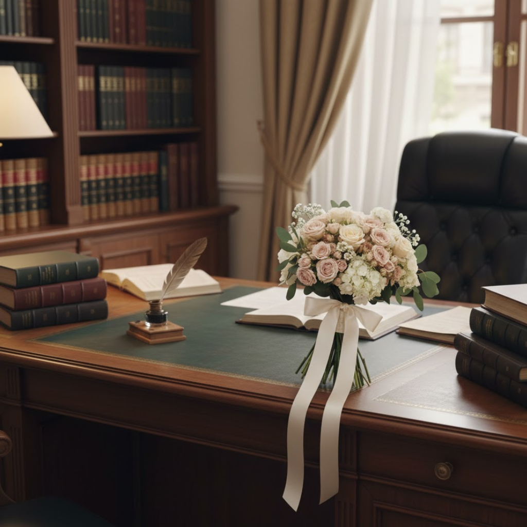 Ramo de novia: Matrimonio civil